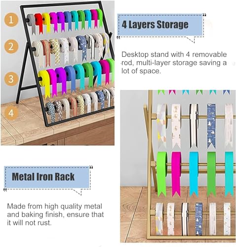 Support de ruban multicouche robuste et présentoir polyvalent de bureau - 6