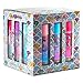 Scented Lip Gloss Set - Cube Pack of 9 Mermaid Themed Roll On Flavored Mineral Oil & Beeswax Lip Balm Tubes Pack for Women or Girls by Tri-Coastal Design