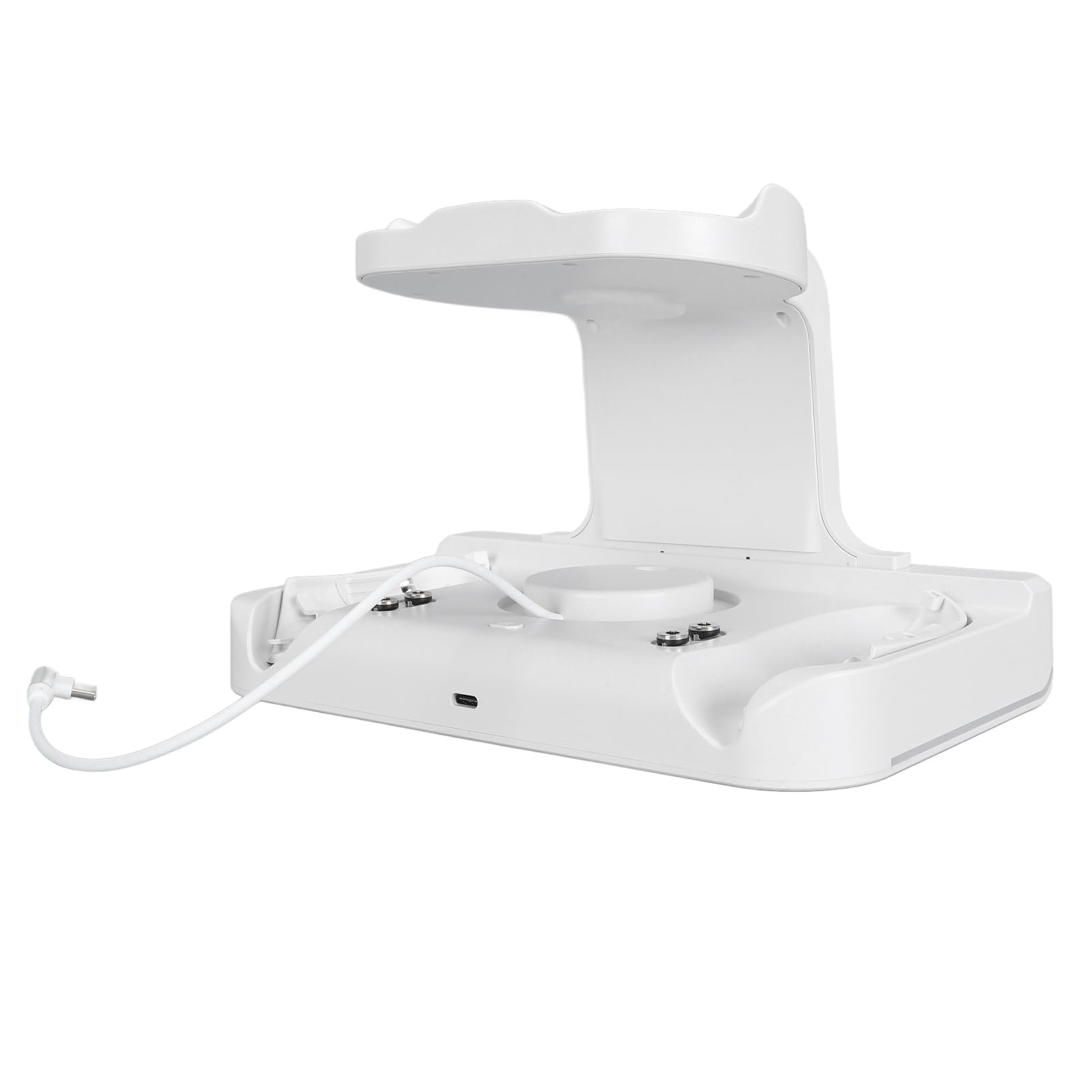 Controller VR Headset Ladestation, VR Ladestation Sicheres Schnellladen Platzsparend für Zubehör (White)