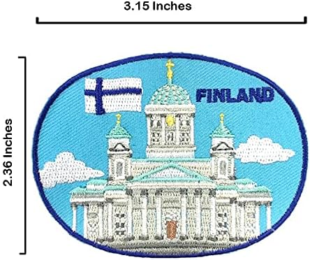 Miniatura 6 de A-ONE Imán decorativo 3D de renos finlandeses para refrigerador, 1 unidad+insignia de la catedral de Helsinki, parche de recuerdo 1 unidad, imán