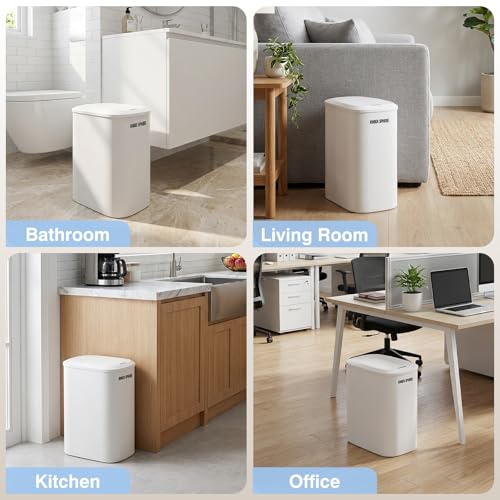 Basurero Sensor de Movimiento 2.6 Galones para Baño miniatura 6