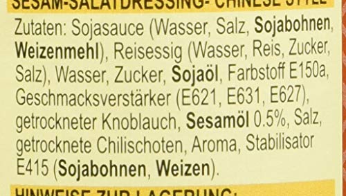 Lee Kum Kee Sesam-Salatdressing Chinese Style, 3er Pack (3 x 207 g)