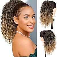 Ombre Ricci Coda Di Cavallo Estensione Con Artiglio - Foto 13