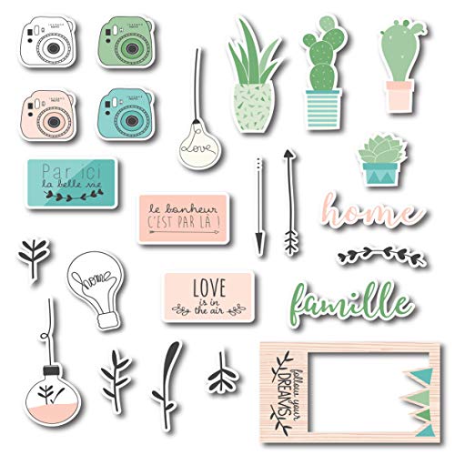 DRAEGER PARIS 1886 Toga Chipboards Formas découpées, cartón, Multicolor, 11 x 14,5 x 1 cm