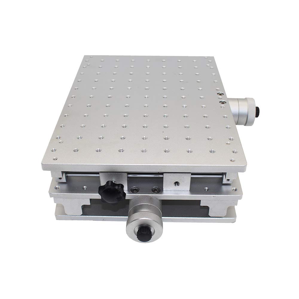 Mesa 2D XY para máquina de engg láser, 300 x 220 x 90 mm, banco de trabajo de 2 ejes, mesa móvil ajustable para marcado y engg, ideal para proyectos