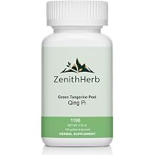 Green Tangerine Peel, Qing Pi, Herbal Supplement, Granule Form, 100 Grams/Bottle