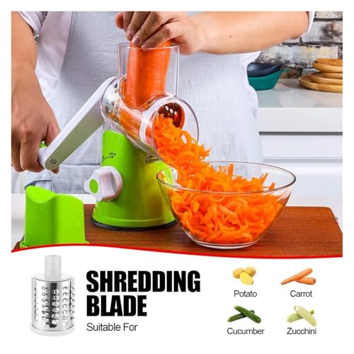 Rallador Manual Giratorio Para Queso y Verduras miniatura 7