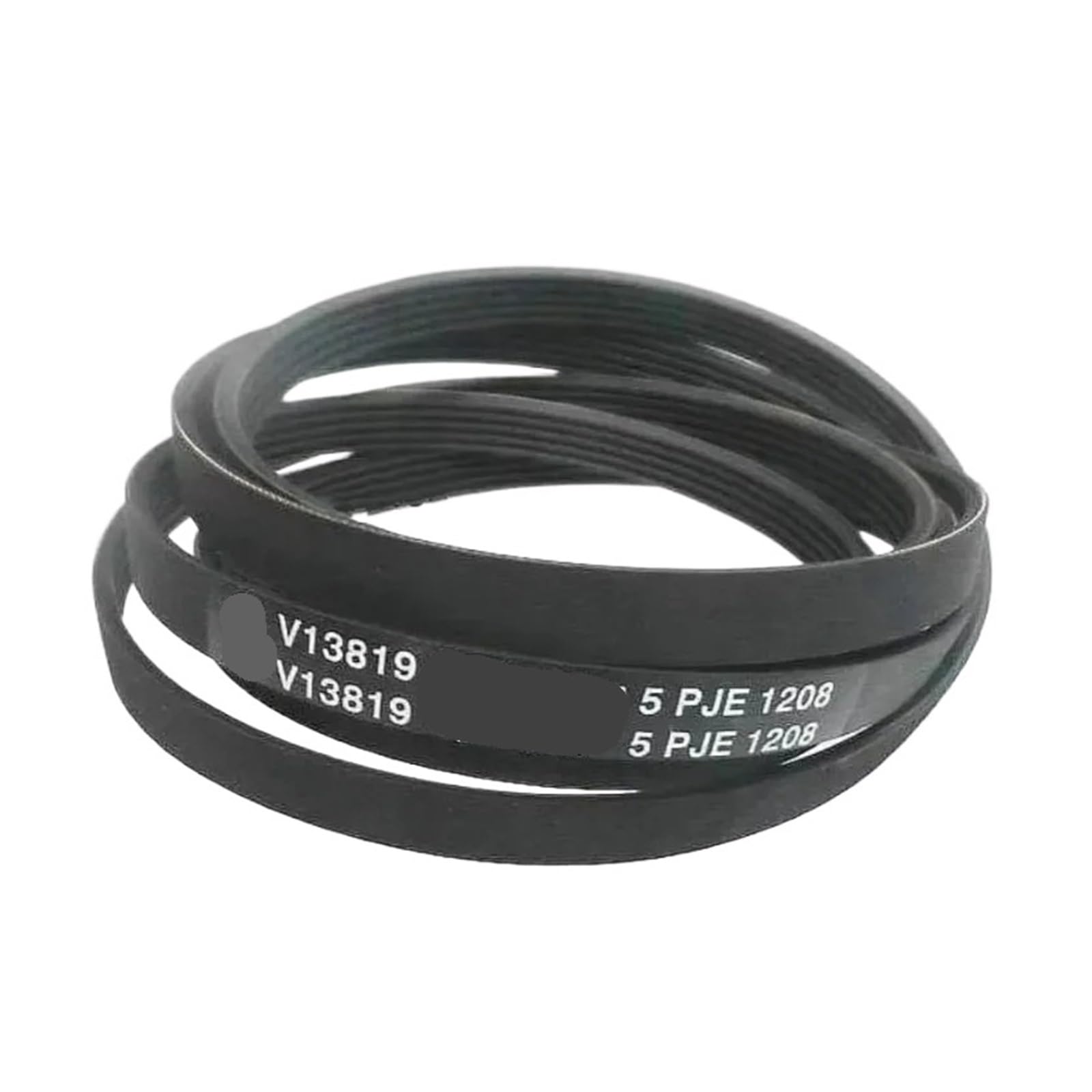 EEZII 1pcs Drum Automatic Washing Machine Belt, Compatible For Haier, V13819 Belt 5PJE1208