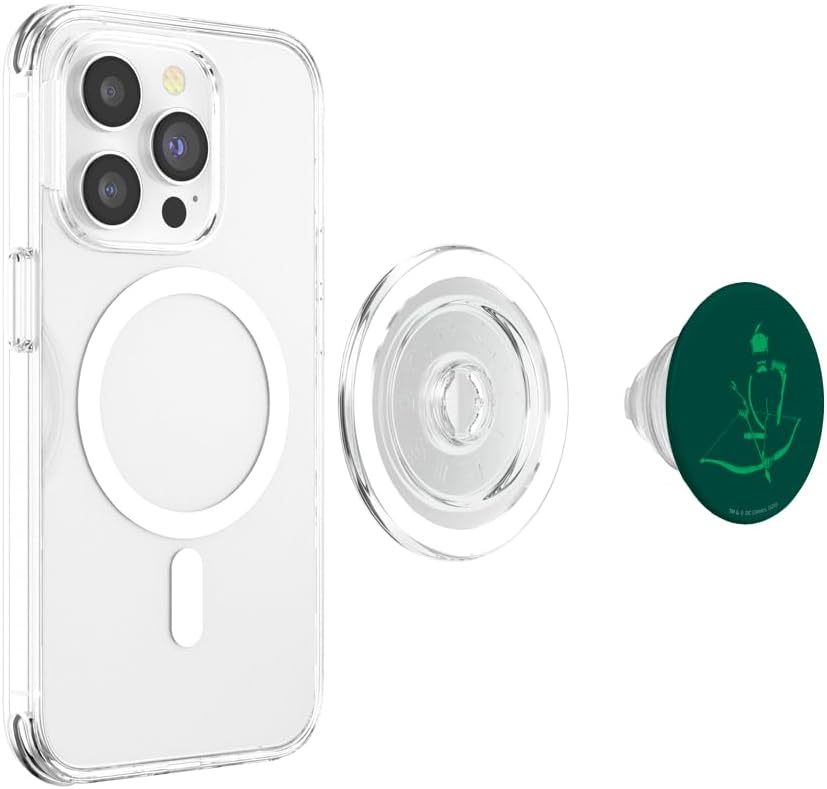 Green Arrow Minimal PopSockets MagSafe PopGrip for iPhone