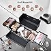 Kosmetikkoffer Schminkkoffer Make up Koffer Friseurkoffer Nagelkoffer Make-up Aufbewahrung friseurkoffer Multikoffer Alu Beauty Case Make up Organizer Koffer, Stilvolles Schwarz