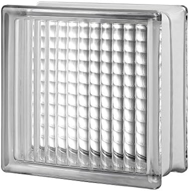 8 x 8 x 4 Cross Rib Glass Block