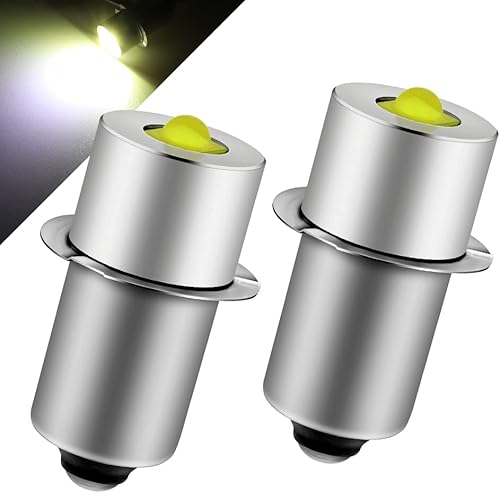 P13.5S PR2 Bombilla LED para linterna mejorada, 3 W ACDC 6-30 V, kit de conversión de bombilla LED para linterna, linterna de bicicleta, luz de