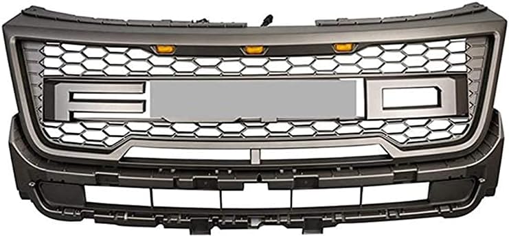 FWC Car Front Radiator Grille, For Ford Explorer 2016 2017 Upper Bumper Radiator Grille Center Honeycomb Mesh Grid Grill Panel, Car Styling Accessories