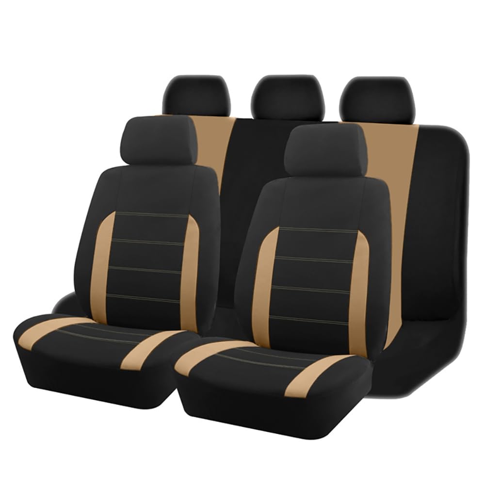 Voiture Ensembles Housses Siège, pour Peugeot 107 108 206 207 207CC 208 307 307CC 308 308CC 406 407 Confortable Résistant À l'usure siège Housse Protection Interieu Accessoire,D