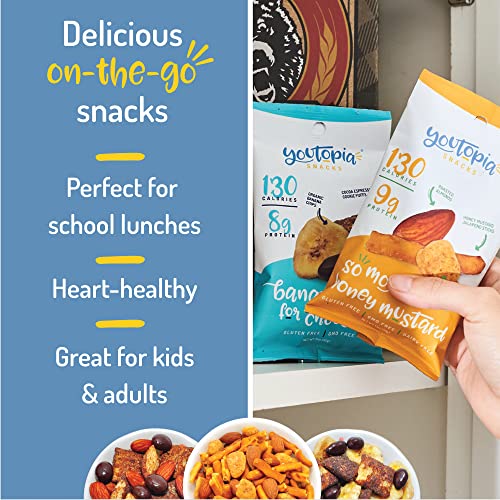 Youtopia Healthy Snacks, 130 Calories, High Protein Snack Mix, Low Sugar, Low Calorie Snacks, Gluten Free, Gmo Heart Healthy Snacks Variety Pack, 1 Oz, Pack Of 10 #TOP3