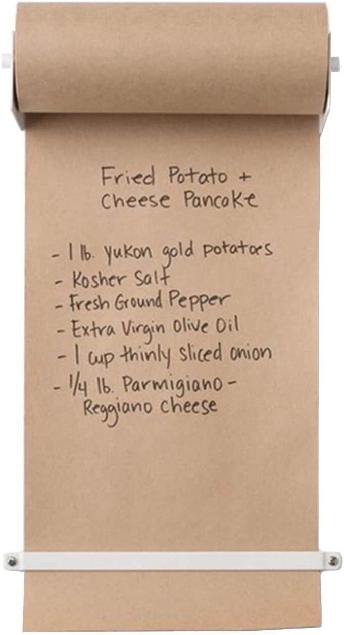 Rotolo di Carta Kraft Espositore da Parete in Carta Kraft per Scrivere Post-it/Liste della Spesa in Piedi/Centro di Disegno per Bambini(67 cm/26,4 Pollici di Larghezza)