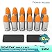 GORTAR 9mm Snap Caps Training Dummy Rounds Practice Safe Loading Firing Close to Real Weight Targets & Accessories -12 Pcs