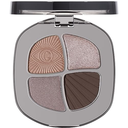 CARSLAN Smokey Eyeshadow Palette, Matte Shimmer Natural Eye Shadow Makeup Palettes, 12H Longlasting, Blendable, Ultra-Pigmented, 05 Smoky Brown