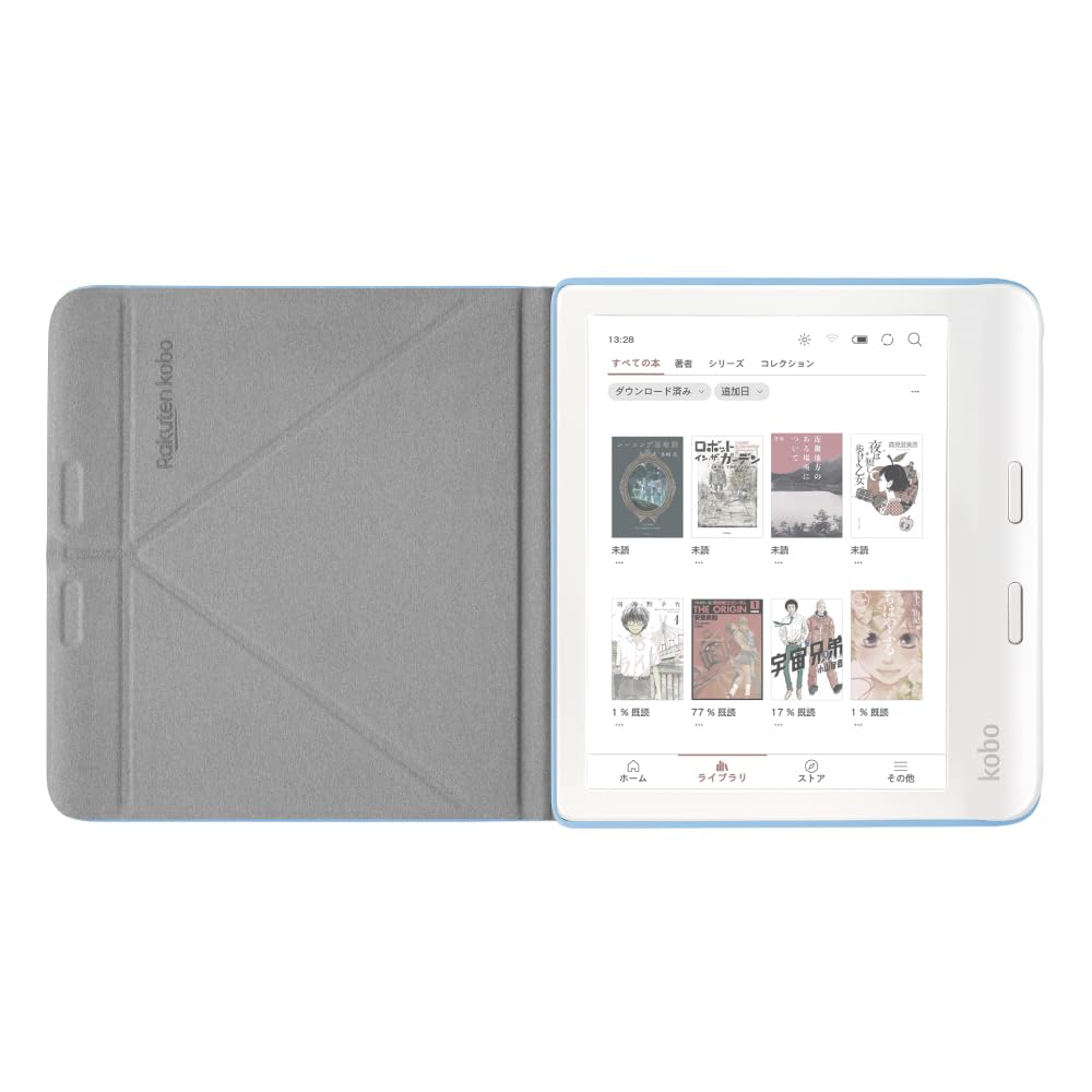 Amazon.co.jp: Kobo Libra Colour (White) Sleep Cover (Black) Set