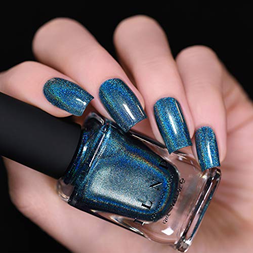 Image of ILNP Emma - Bold Sapphire Ultra Holo Nail Polish
