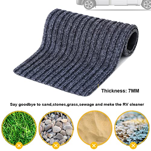 Nitoyo Rv Step Covers Rug 4 Pack 23.6 * 7.8Inch Stair Covers For Rv Mobile Home, Camper, Trailers #TOP3