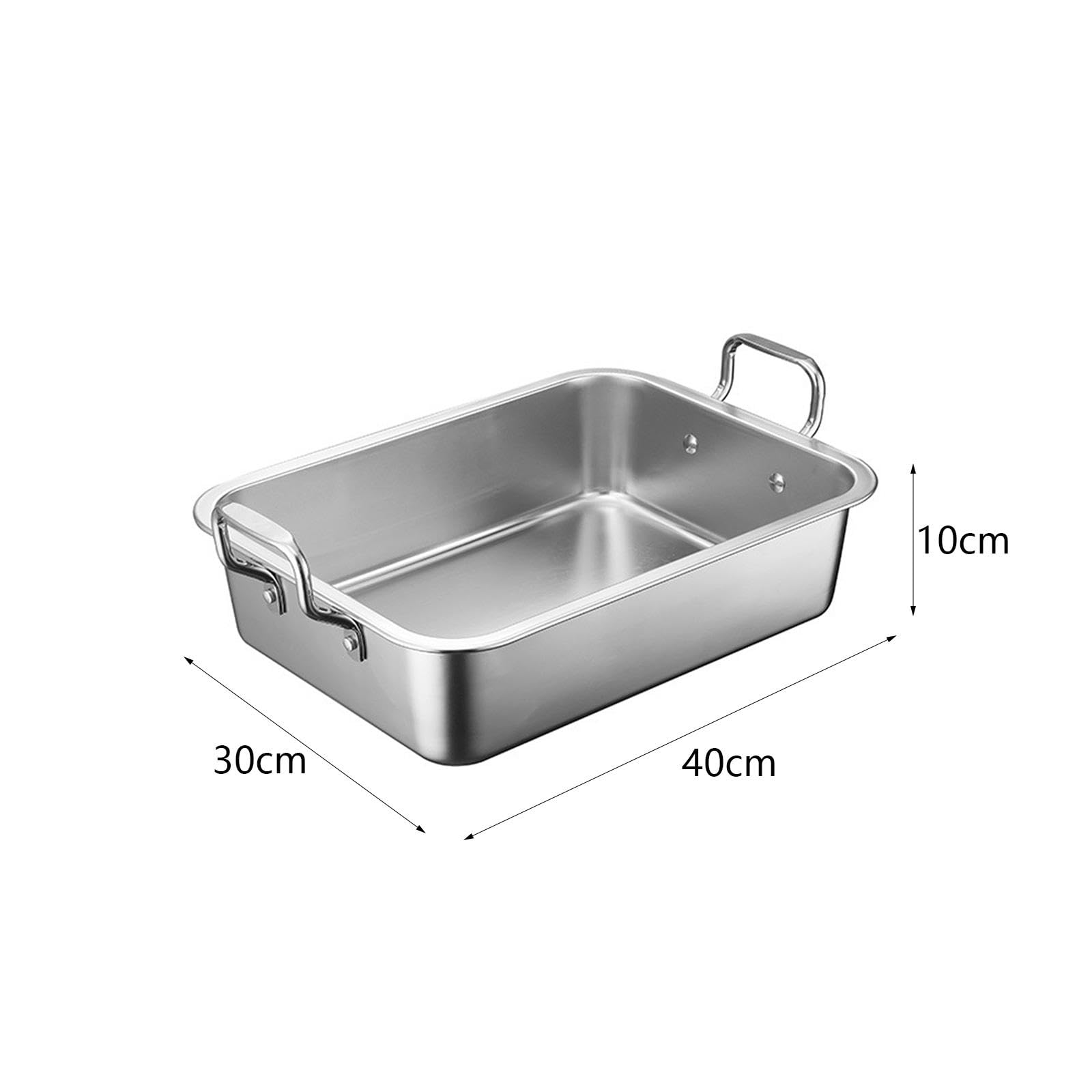 Bandeja para Asar Al Horno, Bandeja para Hornear de Acero Inoxidable con Rejilla en para Verduras.