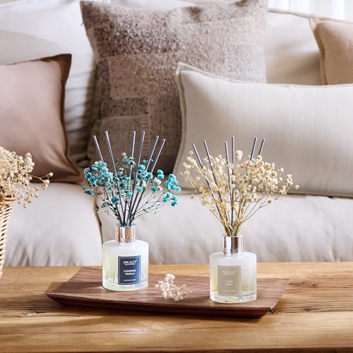 Airkeep Reed Diffuser 3.38 oz (100ml) 2pk,Clean Linen/Cashmere Vanilla Scented Reed Diffuser Set,Reed Diffuser & Oil Diffuser Sticks, Aromatherapy, Home & Kitchen Décor,Fragrance and Gifts - Image 6