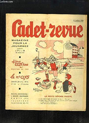 livre Cadet-Revue N°158 - 7ème année : La petite défense passive - Gardienne de Taureaux à 8 ans - Un chef de gare affolé par DUVAL - Monsieur Poche n'aime pas les lectures frivoles ...