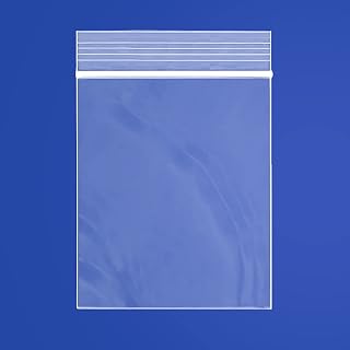 Plastic Bags, 100 Count 2.4 Mil Thick Clear Resealable Zipper Poly Bags, Small Reclosable Self Lock Storage Baggies for Jewelry, Necklace, Sample, Crafts, Pills Packing Transparent, 3*4 inch