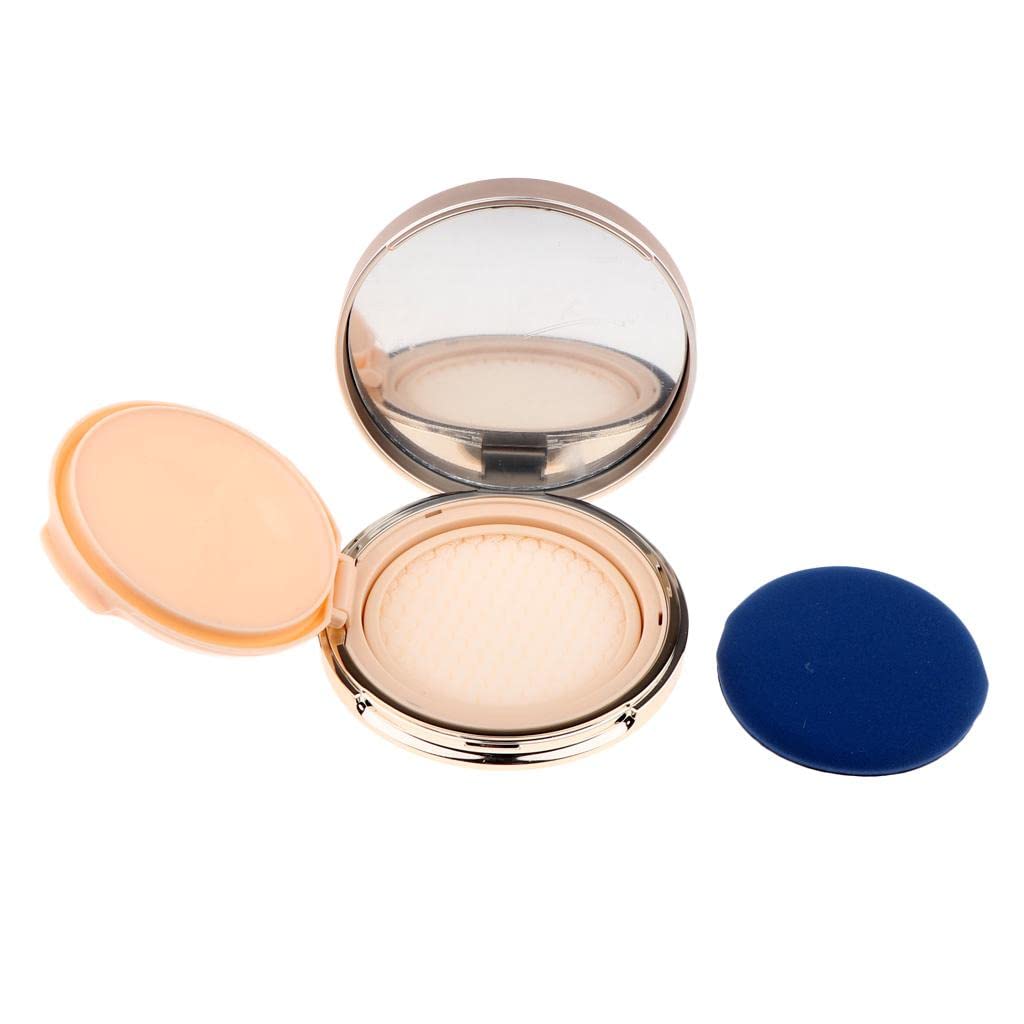 JAZZY PEARLS Portable Air Cushion Puff Box BB Cream Container Powder Box w/Air Cushion