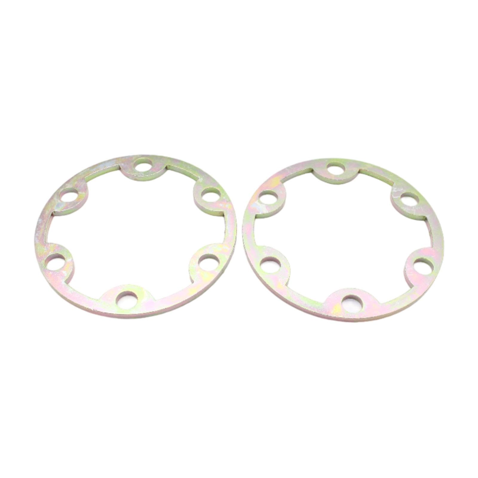 JicSuXi 2Pcs Wheel Hub Saver Reinforcing Rings Metal