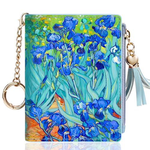 Image of Gostwo Small Wallets for Women, Stylish Womens Wallet with ID Window, Zippered Coin Pocket and Tassel. Cute RFID Wallet for Women, ideal for Teen Girls, Commuters, and Women for Daily Use