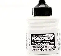 Tinta Para Carimbo, Radex, 186, 40 ml, Preta