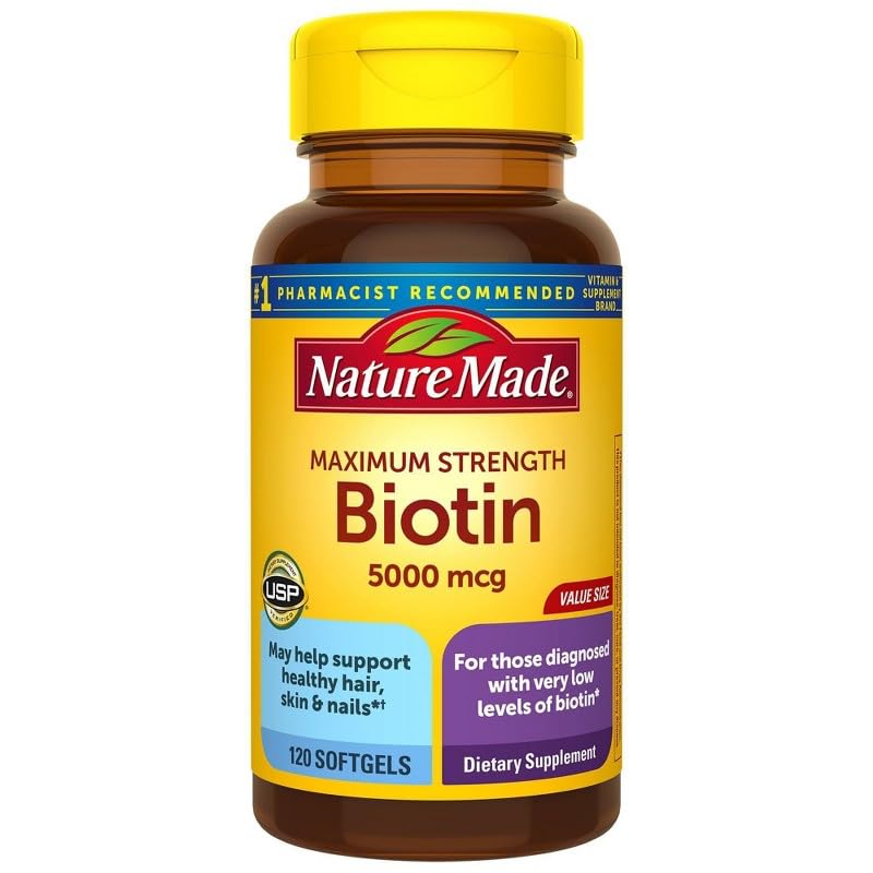 Nature M.ade Biotin, 120 Softgels (B0D4B57B79) Amazon Price History, Amazon Price Tracker