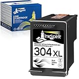 【Inhalt des Pakets】InkSpirit Wiederaufbereitete304 druckerpatronen schwarz Kompatibel für hp 304 schwarz, 304 XL Schwarz 1er Pack (Dies ist kein OEM Produkt)