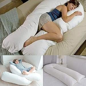 9 FT Long C_U Shaped Full Body Cuddly & Maternity Pregnancy, Back, Leg, Hip, Arthritis Support Pillow