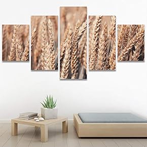 SIGNWIN 5 Panel Canvas Wall Art Modern Art...