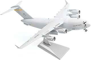 1/200 C-17 GlobemasterⅢ Diecast Airplane Model Kits with Stand Harbor-Hickam AFB Transport Metal Airplane Model Pre-Build Military Aircraft (154th WG)