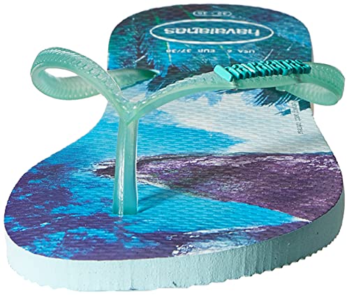 Chinelo Slim Paisage, Havaianas, Feminino, Azul Ceu, 37/38