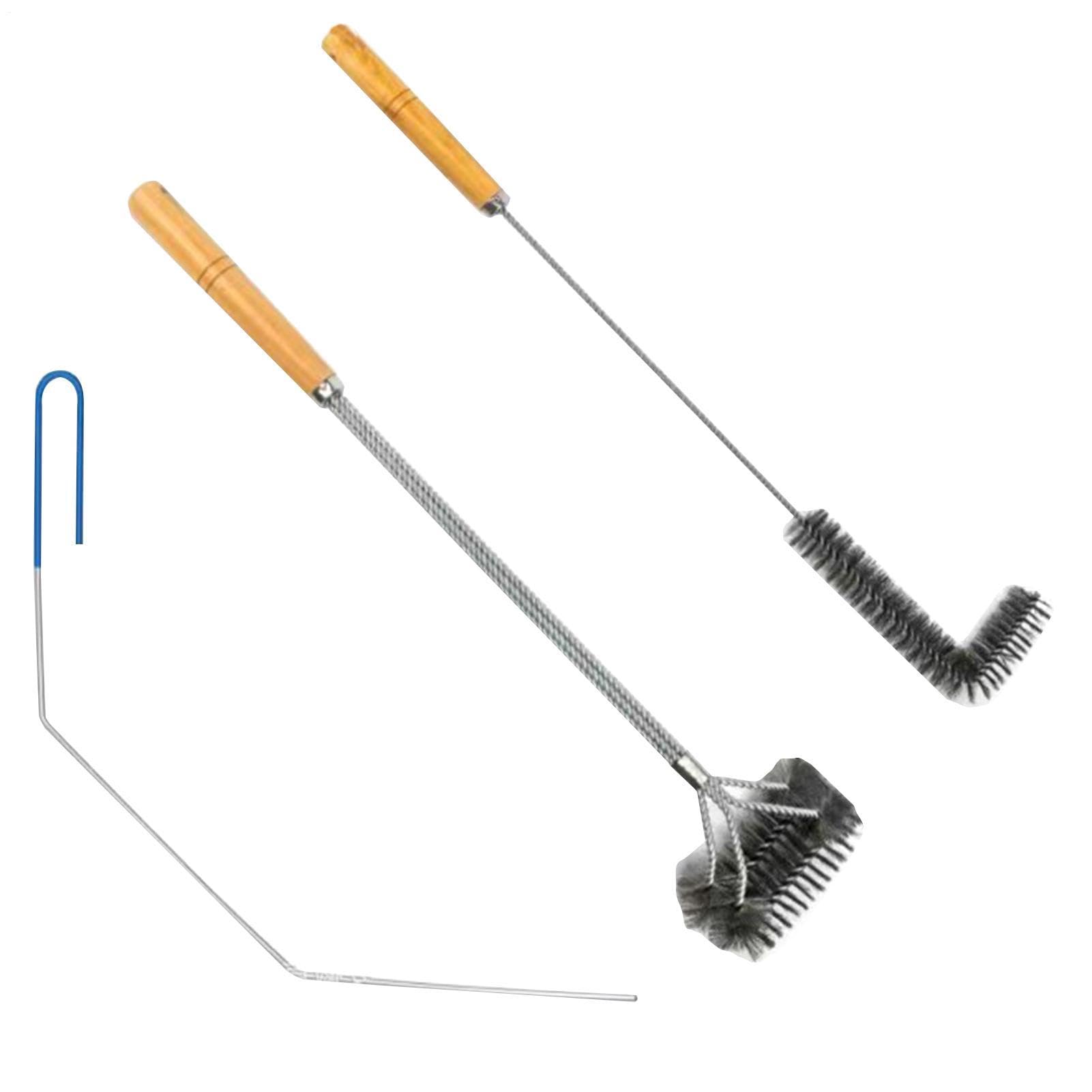 Kit de limpieza de cepillo de alambre para freidora de 3 pulgadas | herramientas de estropajo resistentes