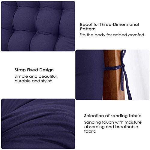 Coussin de chaise longue tatami moelleux et durable avec mousse de 8cm
