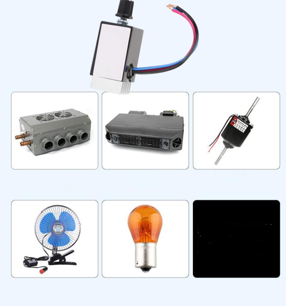 Heater Fan Universal DC 12V/24V Motor Speed Controller Switch For Car  Universal Dc Speed Controller, image size:1000x1072
