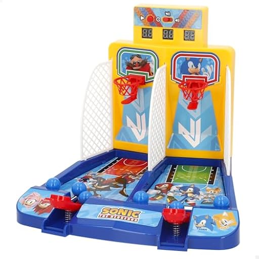 COLORBABY Sonic Juego de Basket, Arcade de Mesa, Luces y Sonido, Marcador electrónico, Diseño Premium, Licencia Oficial, Juegos de Mesa electrónicos, Juguete de colección, Niños, Adultos (77730) | Ya disponible en tu tienda friki favorita! En mundofriki.es! COLORBABY Sonic Juego de Basket, Arcade de Mesa, Luces y Sonido, Marcador electrónico, Diseño Premium, Licencia Oficial, Juegos de Mesa electrónicos, Juguete de colección, Niños, Adultos (77730) | Ya disponible en tu tienda friki favorita! En mundofriki.es!