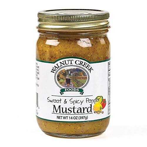 Sweet & Spicy Pepper Mustard Made in Ohio Amish Country