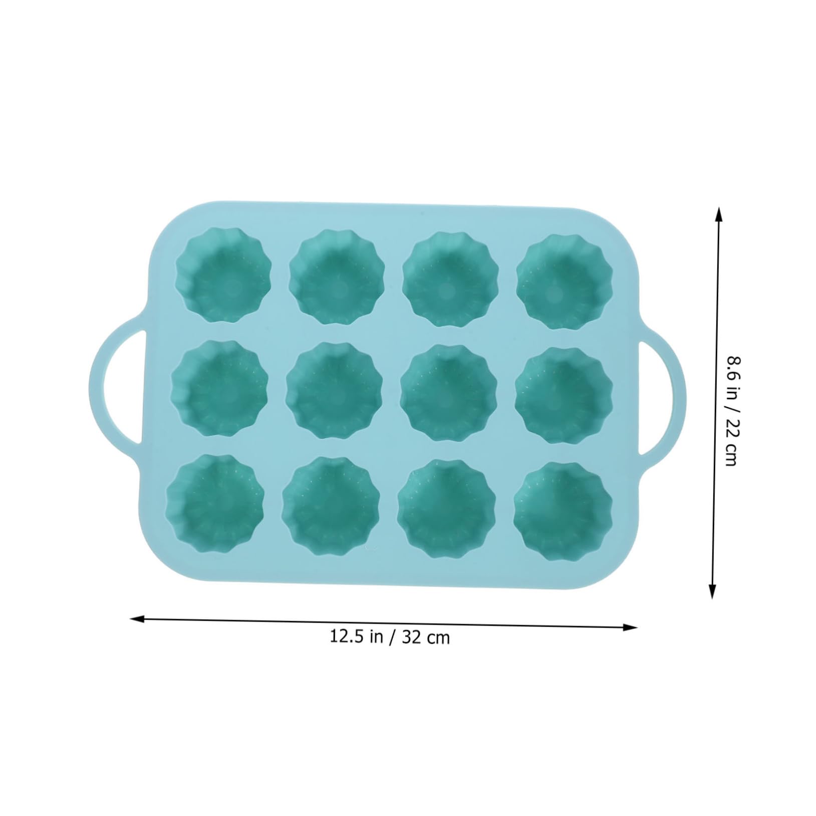Silicone Muffin Cups Cavity Reusable Baking for Cupcakes Cakes High Temperature Easy to Elegant Lace Design for Home Baking