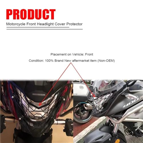 Accessoires moto CB500X grille phare et couvercle de protection