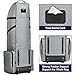 easyforever Heavy-Duty Golf Travel Cover with Rolling Wheels, Sturdy Oxford Material Golf Bag for Safe Air Transport Gray One Size