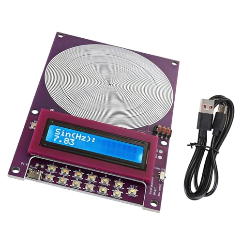 Generador de frecuencia resonancia Schumann 7.83 Hz portátil con fuente de alimentación USB