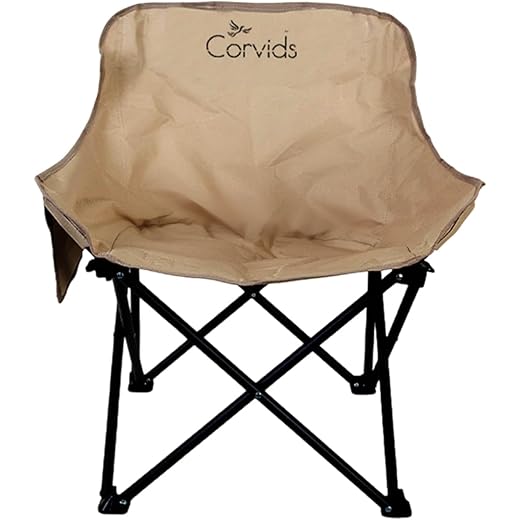 Corvids Foldable Camping Chair - Medium Khaki