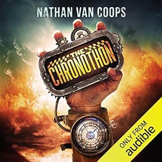 The Chronothon Audiolibro Por Nathan Van Coops arte de portada